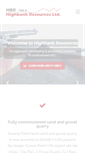 Mobile Screenshot of highbankresources.com